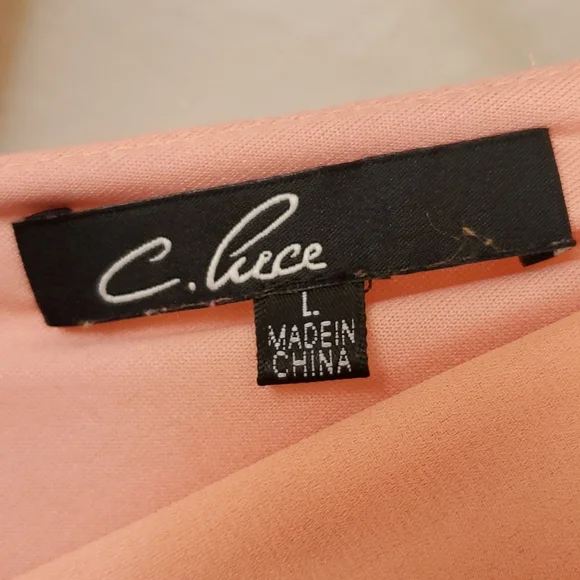 Peach summer dress - Picture 3 of 4